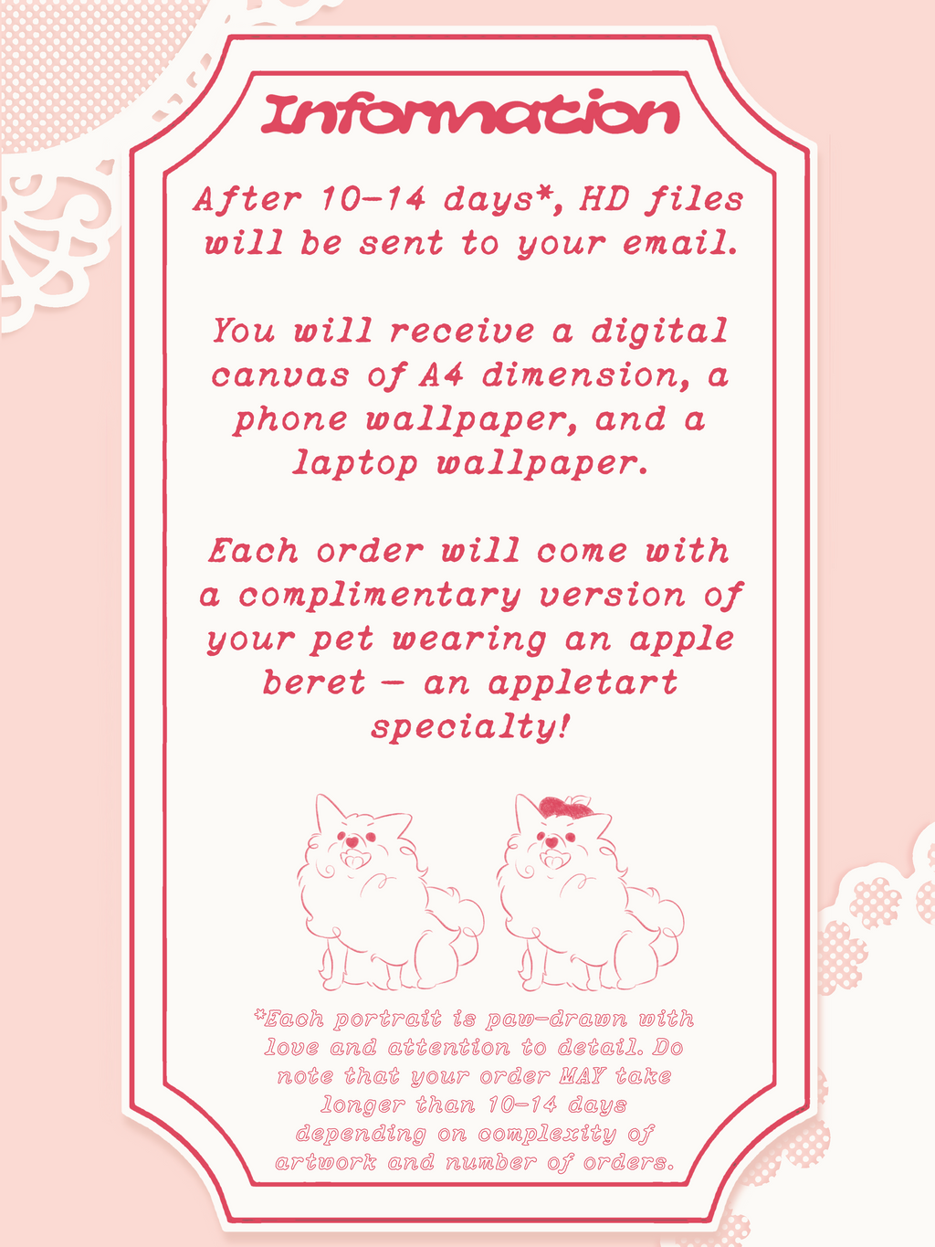 Custom Digital Pet Portrait